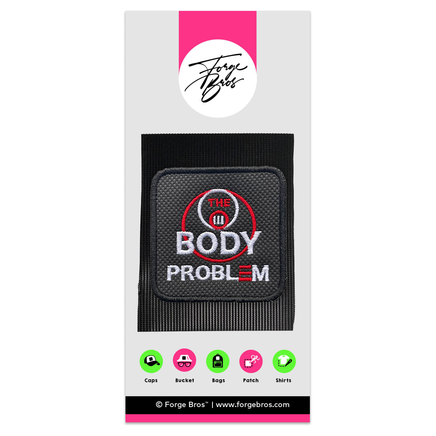 Backpack 3 Body Problem Embroidered Patch