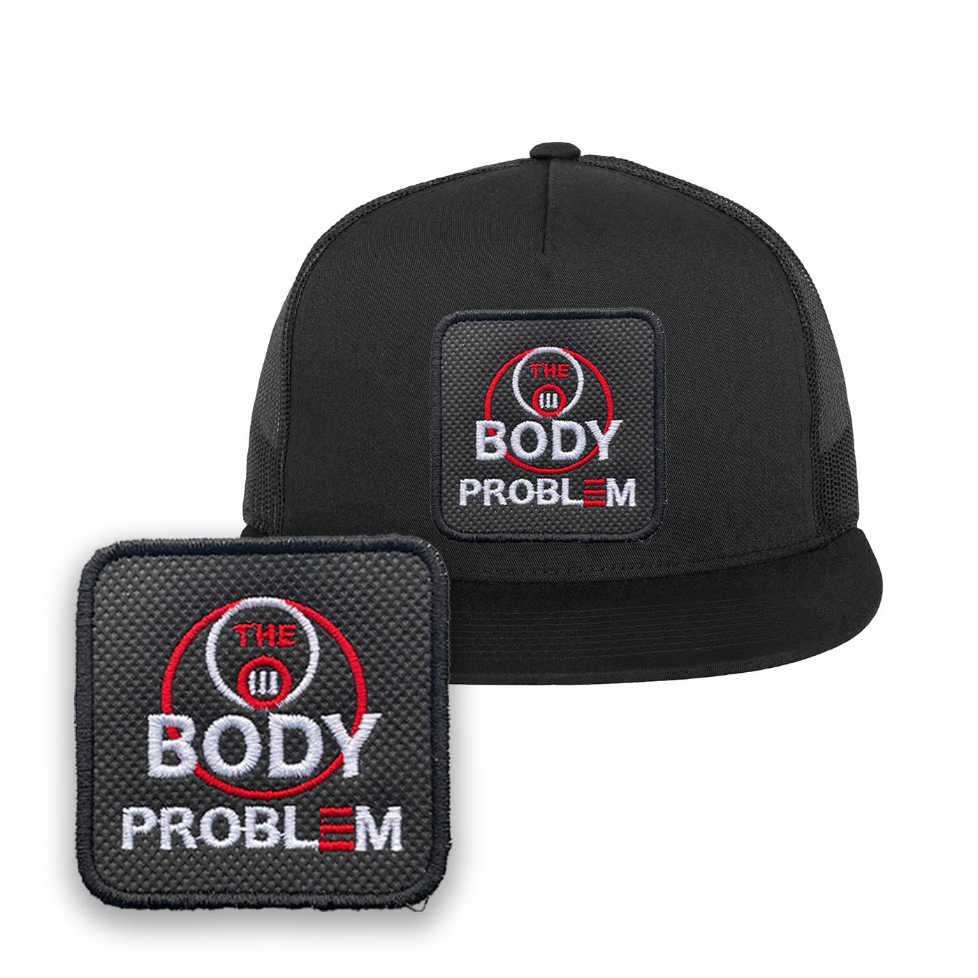 3 Body Problem Embroidered Hat Classic Trucker Mesh Black Cap