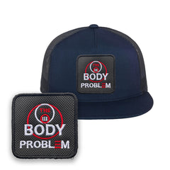 3 Body Problem Embroidered Hat Classic Trucker Mesh Blue Cap