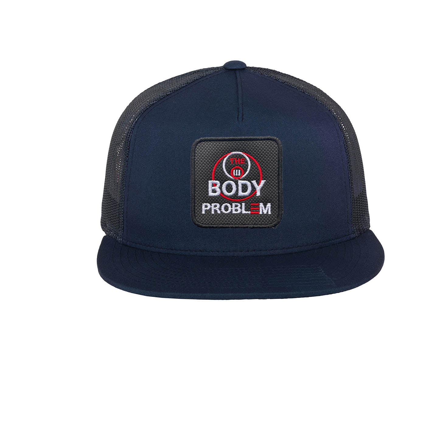 3 Body Problem Embroidered Hat Classic Trucker Mesh Blue Cap