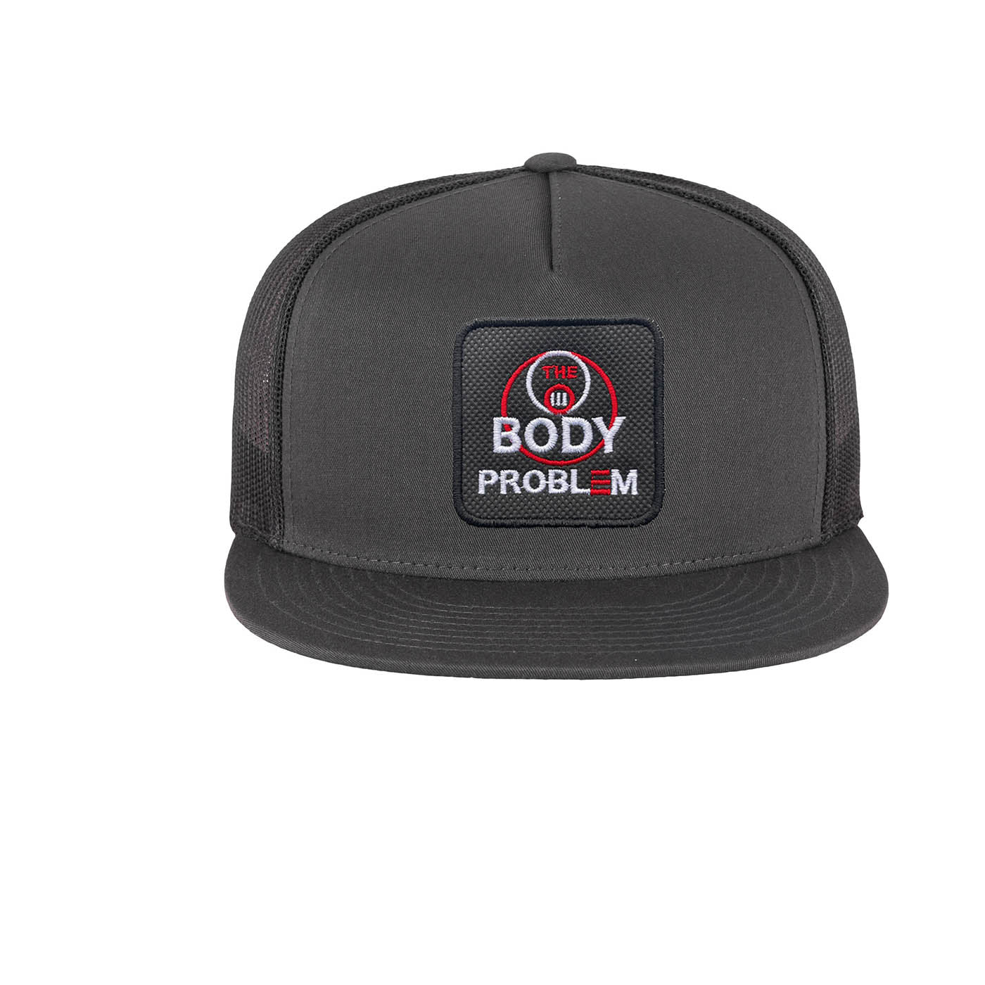 3 Body Problem Embroidered Hat Classic Trucker Mesh Grey Cap