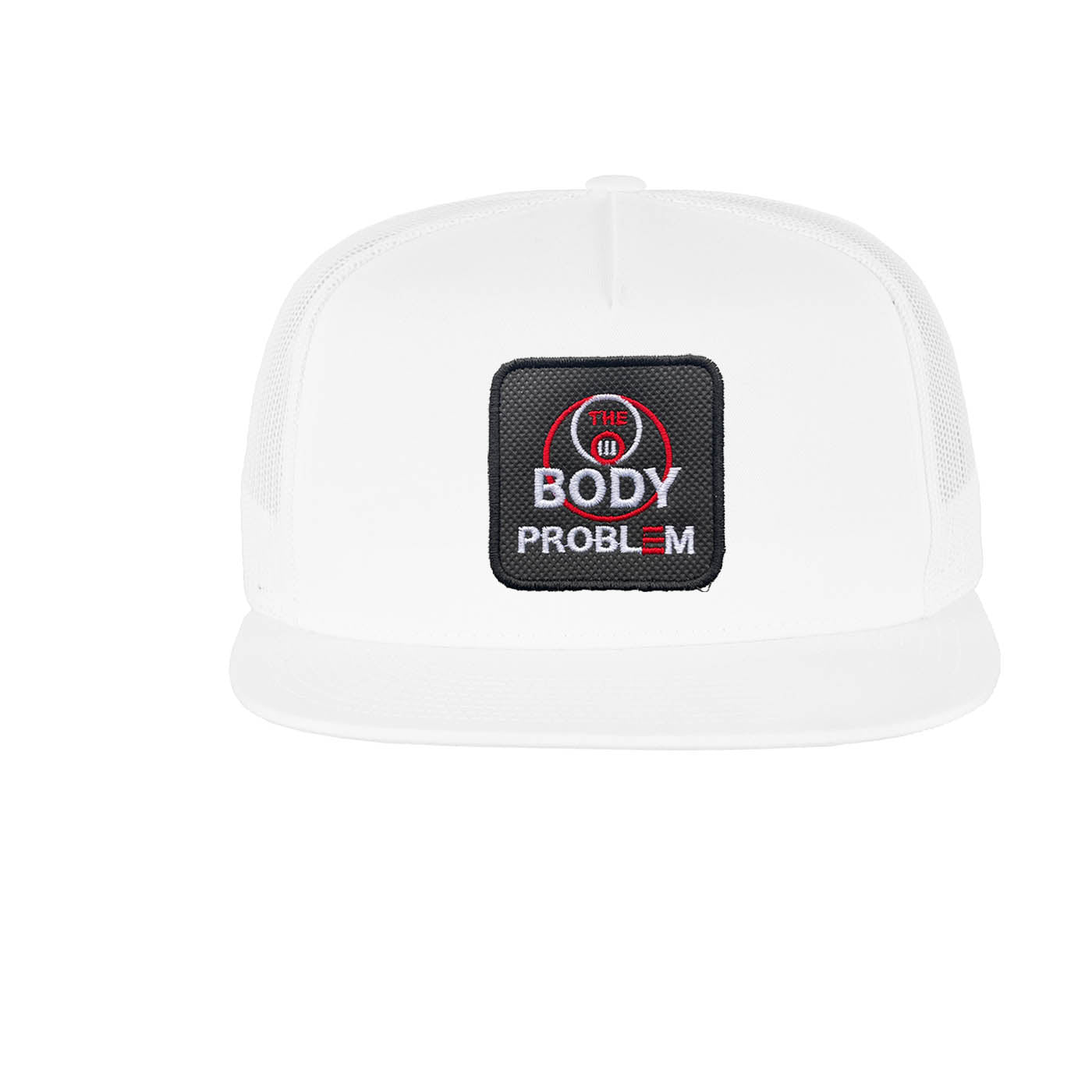 3 Body Problem Embroidered Hat Classic Trucker Mesh White Cap