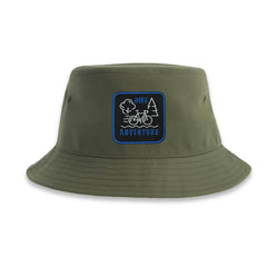 Bike Adventure Bucket Hat Embroidered Patch