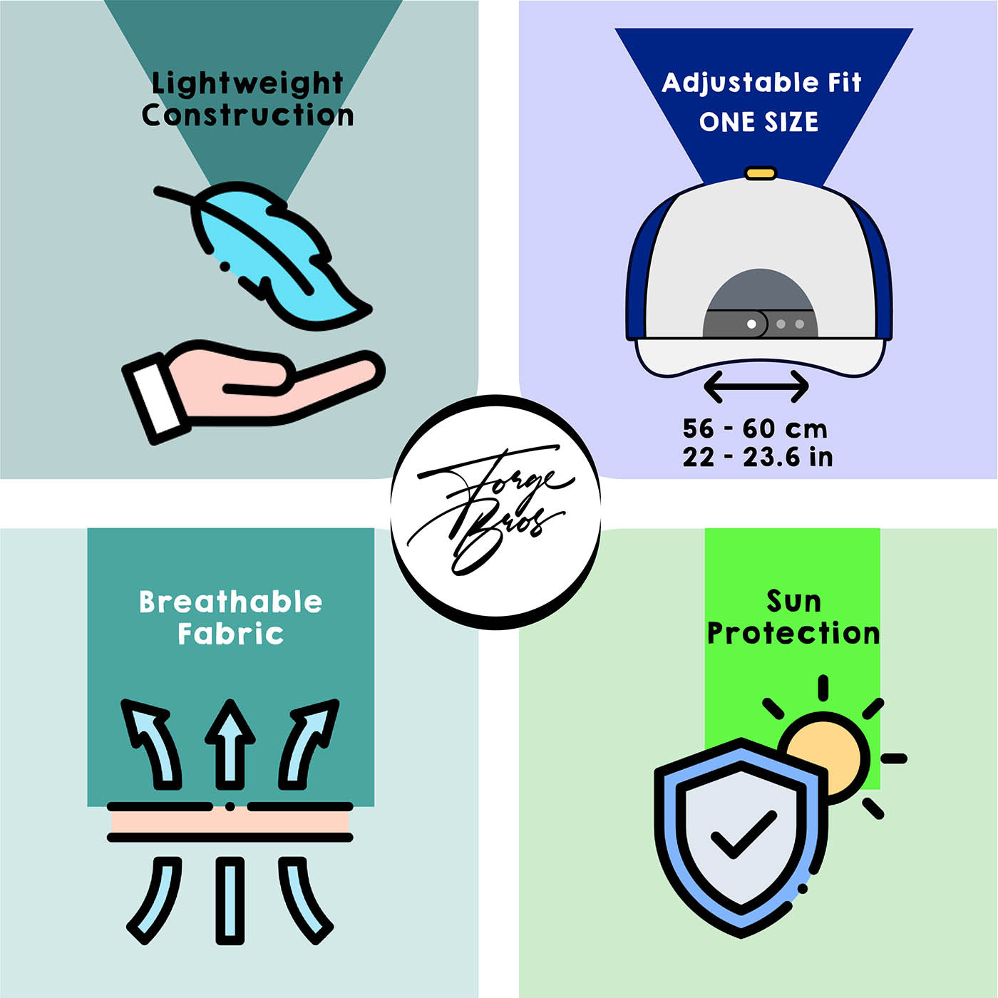 Anime Manga Embroidered Hat Classic Trucker Mesh Cap