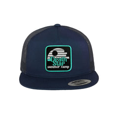 Death Star Trucker Hat Embroidered Snapback Trucker Cap Black, White, Grey