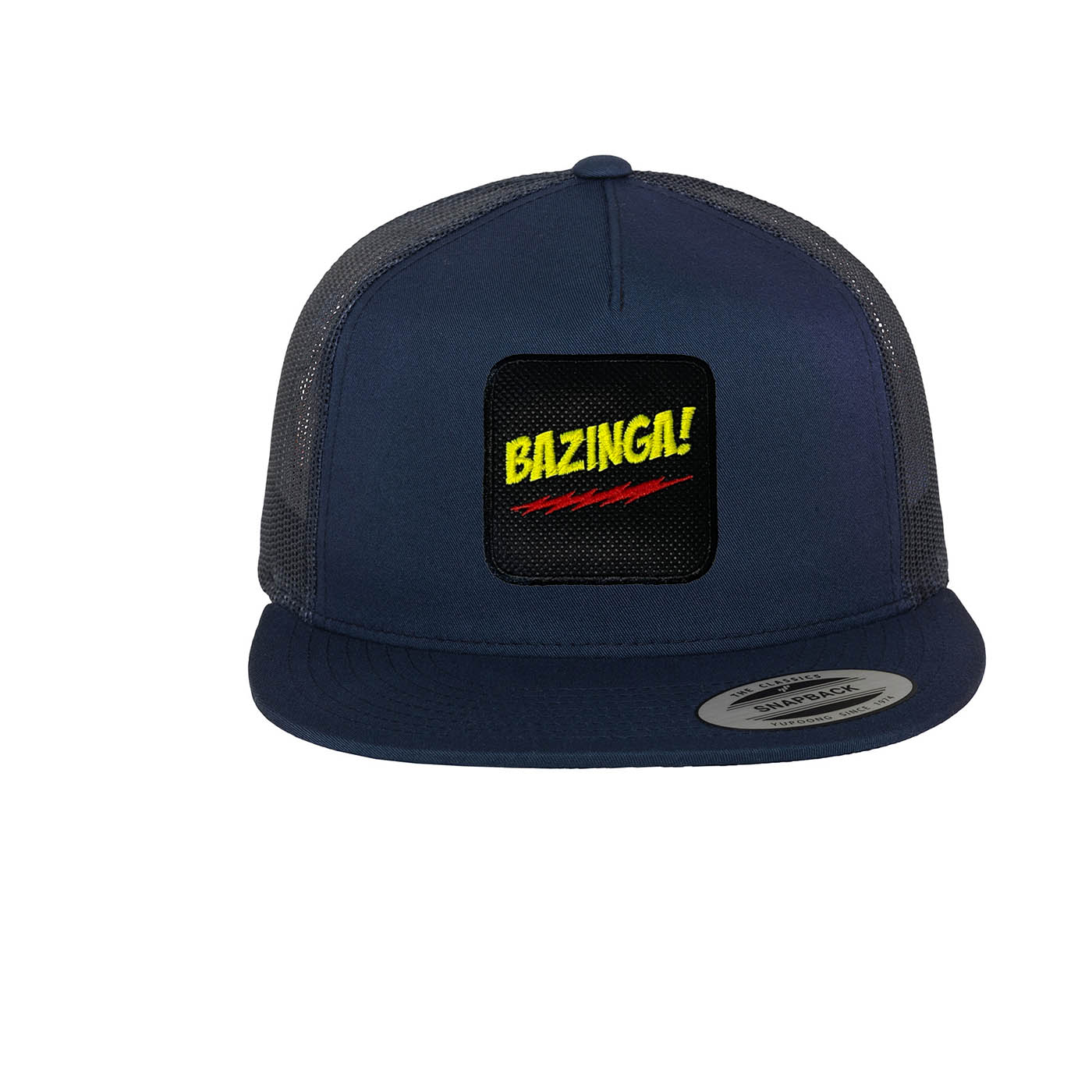 Bazinga Embroidered Baseball Cap Iconic Sheldon Cooper Blue Hat