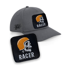 Racer Embroidered Patch Baseball Cap Urbanwear 5 Pannel Snapback