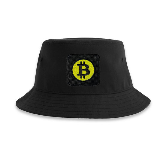 Bitcoin Emoji Bucket Hat Embroidered Patch
