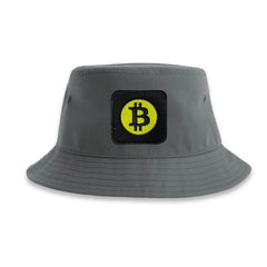 Bitcoin Emoji Bucket Hat Embroidered Patch