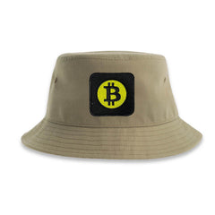 Bitcoin Emoji Bucket Hat Embroidered Patch