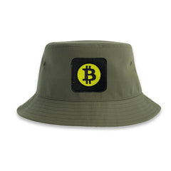 Bitcoin Emoji Bucket Hat Embroidered Patch