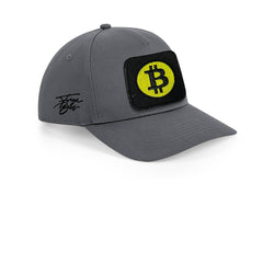 Bitcoin Emoji Embroidered Patch Baseball Cap Urbanwear 5 Pannel Snapback