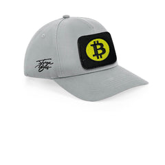 Bitcoin Emoji Embroidered Patch Baseball Cap Urbanwear 5 Pannel Snapback