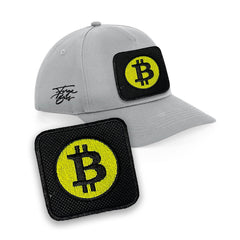 Bitcoin Emoji Embroidered Patch Baseball Cap Urbanwear 5 Pannel Snapback
