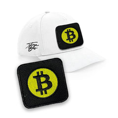 Bitcoin Emoji Embroidered Patch Baseball Cap Urbanwear 5 Pannel Snapback
