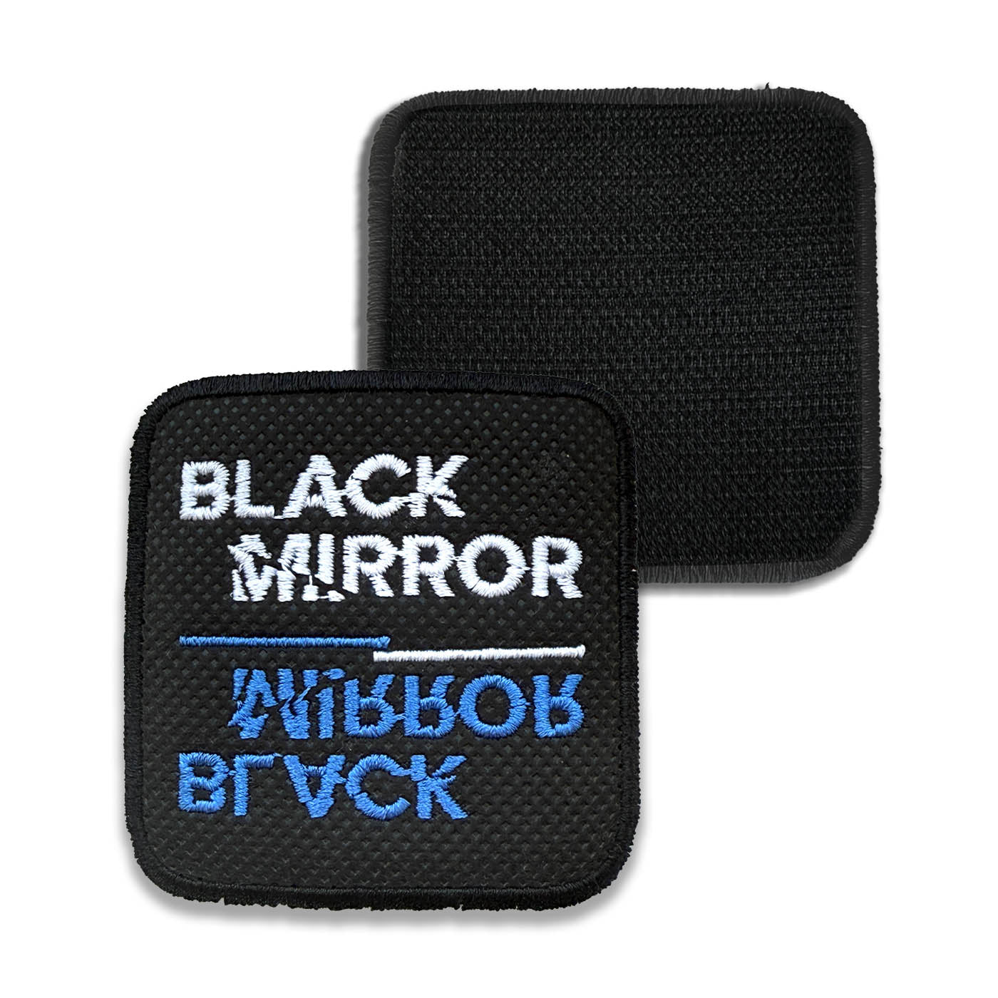 Black Mirror Embroidered Hook & Loop Patch for Forge Bros Caps
