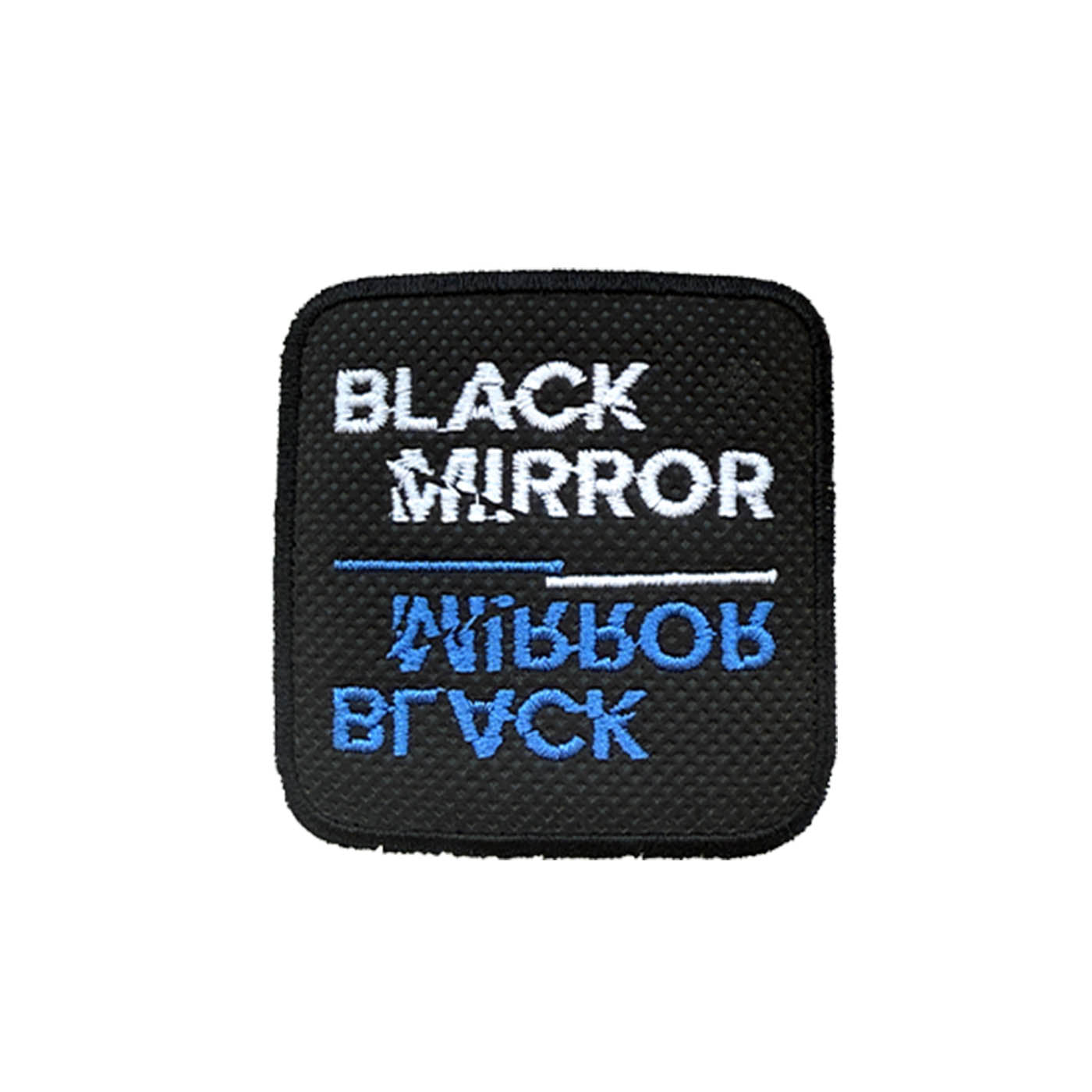 Black Mirror Embroidered Hook & Loop Patch for Forge Bros Caps