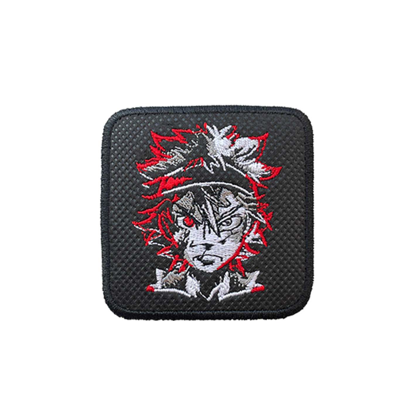 Black Clover Embroidered Hat Asta Classic Trucker Mesh Black Cap