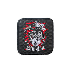 Black Clover Embroidered Hat Asta Classic Trucker Mesh Black Cap