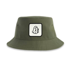 Ghost Bucket Hat Embroidered Patch