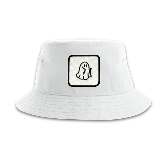 Ghost Bucket Hat Embroidered Patch