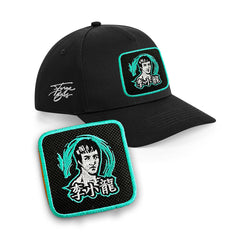 Bruce Lee Embroidered Patch Baseball Cap Urbanwear 5 Pannel Snapback