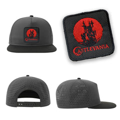 Castlevania Streetwear Hat with Flat Visor Embroidered Patch