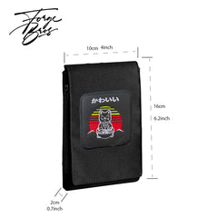 Cat Ramen Kawaii Neko Neck Phone Pouch XL Size Embroidery Patch