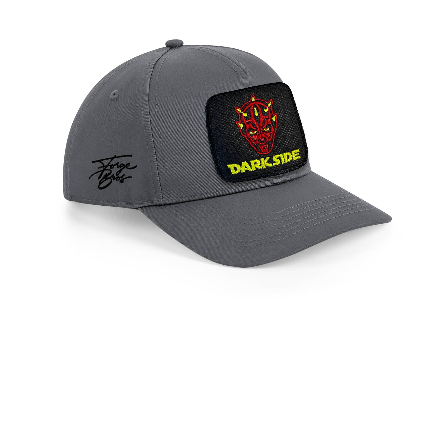 Darth Maul Dark Side Embroidered Gray Baseball Cap by Forge Bros