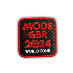 Backpack with Depeche Mode 2024 UK Tour Embroidered Patch