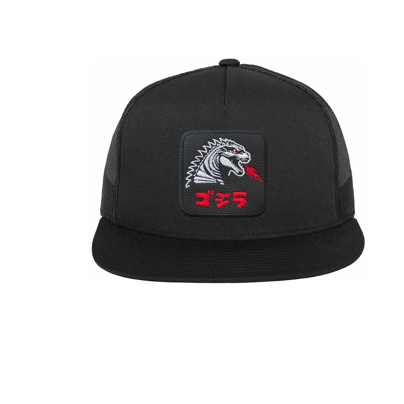 Black Godzilla Kaiju Embroidered Japan Monster Hat Classic Trucker Mesh Cap