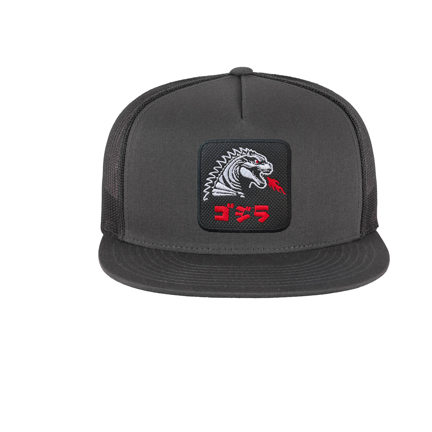 Grey Godzilla Kaiju Embroidered Japan Monster Hat Classic Trucker Mesh Cap