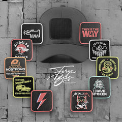 Bruce Lee Embroidered Hook & Loop Removable Patch for Forge Bros Caps