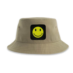 Happy Emoji Bucket Hat Embroidered Patch