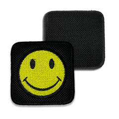 Happy Emoji Embroidered Hook & Loop Patch for Forge Bros Caps