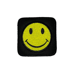 Happy Emoji Embroidered Hook & Loop Patch for Forge Bros Caps