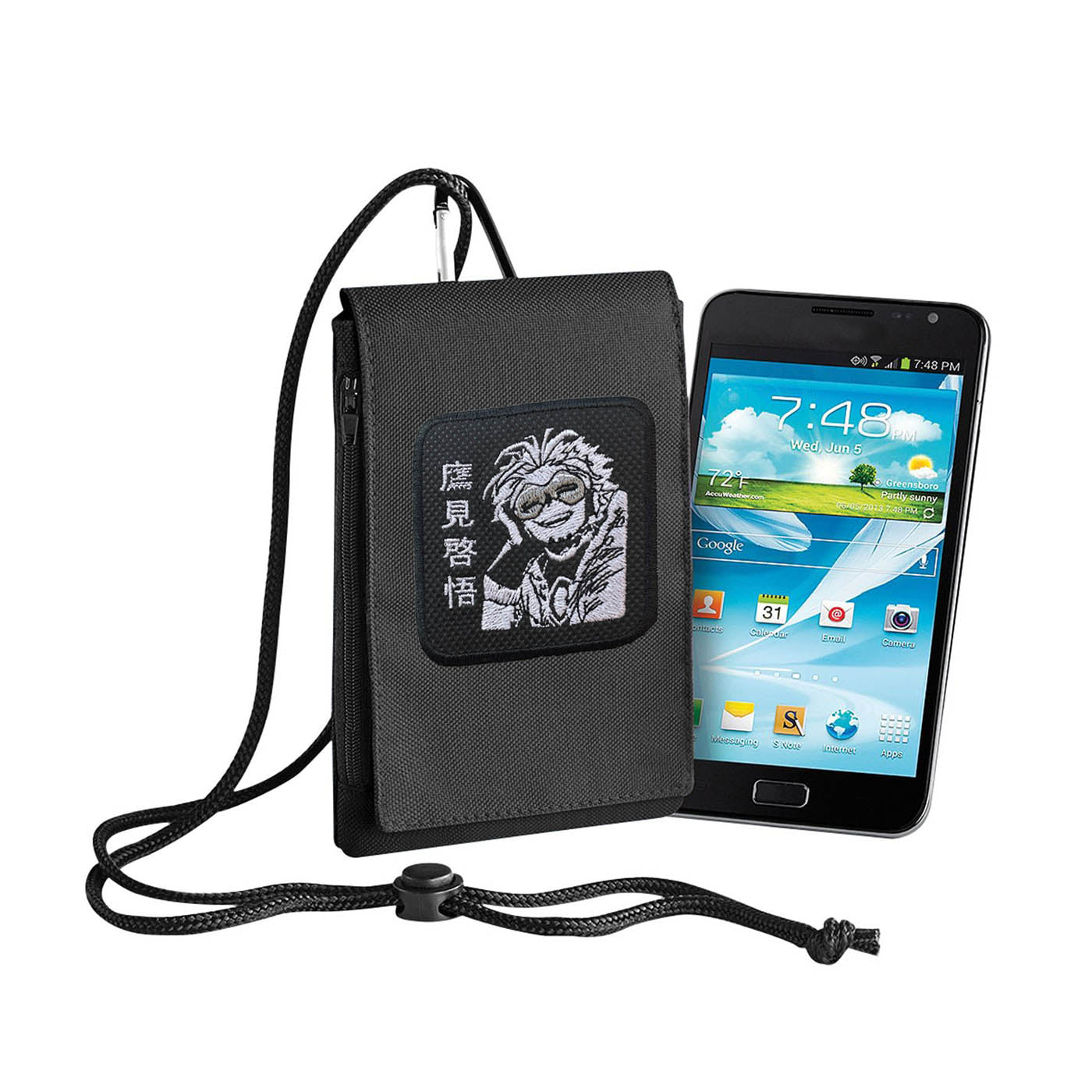 Phone Pouch Hawks Keigo Takami Neck XL Size Embroidery