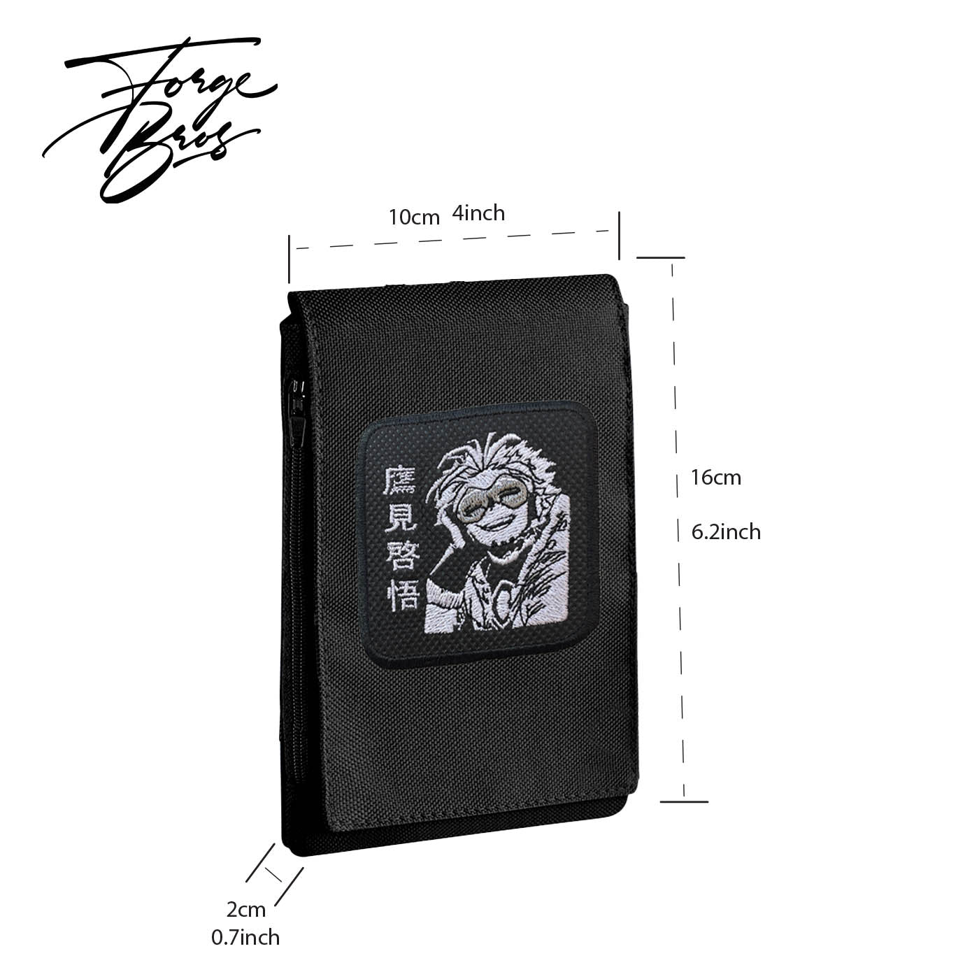 Phone Pouch Hawks Keigo Takami Neck XL Size Embroidery