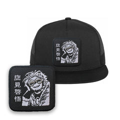 Hawks Keigo Embroidered Hat Takami Classic Trucker Mesh Black Cap