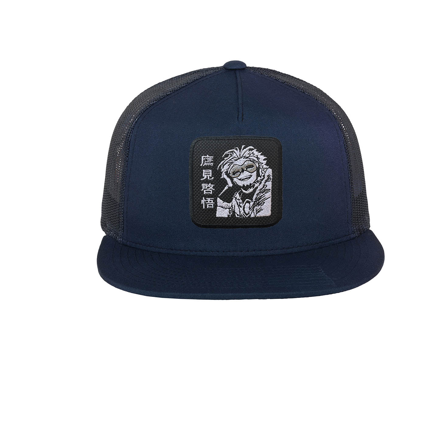 Hawks Keigo Embroidered Hat Takami Classic Trucker Mesh Blue Cap