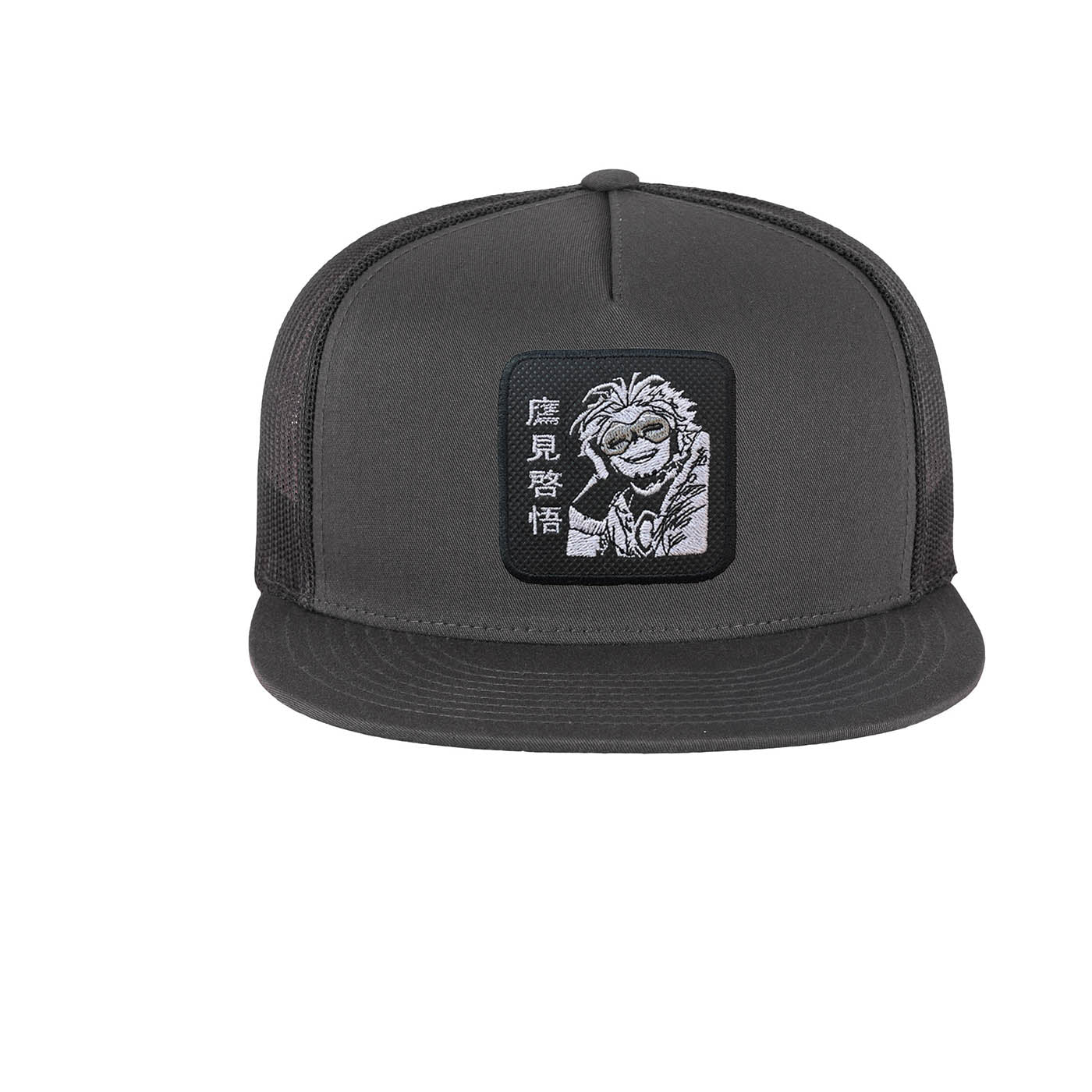 Hawks Keigo Embroidered Hat Takami Classic Trucker Mesh Grey Cap