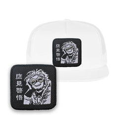 Hawks Keigo Embroidered Hat Takami Classic Trucker Mesh White Cap
