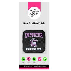 Purple Impostor Embroidered Hook & Loop Patch for Forge Bros Caps