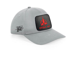 Klingon Embroidered Baseball Grey Hat by Forge Bros