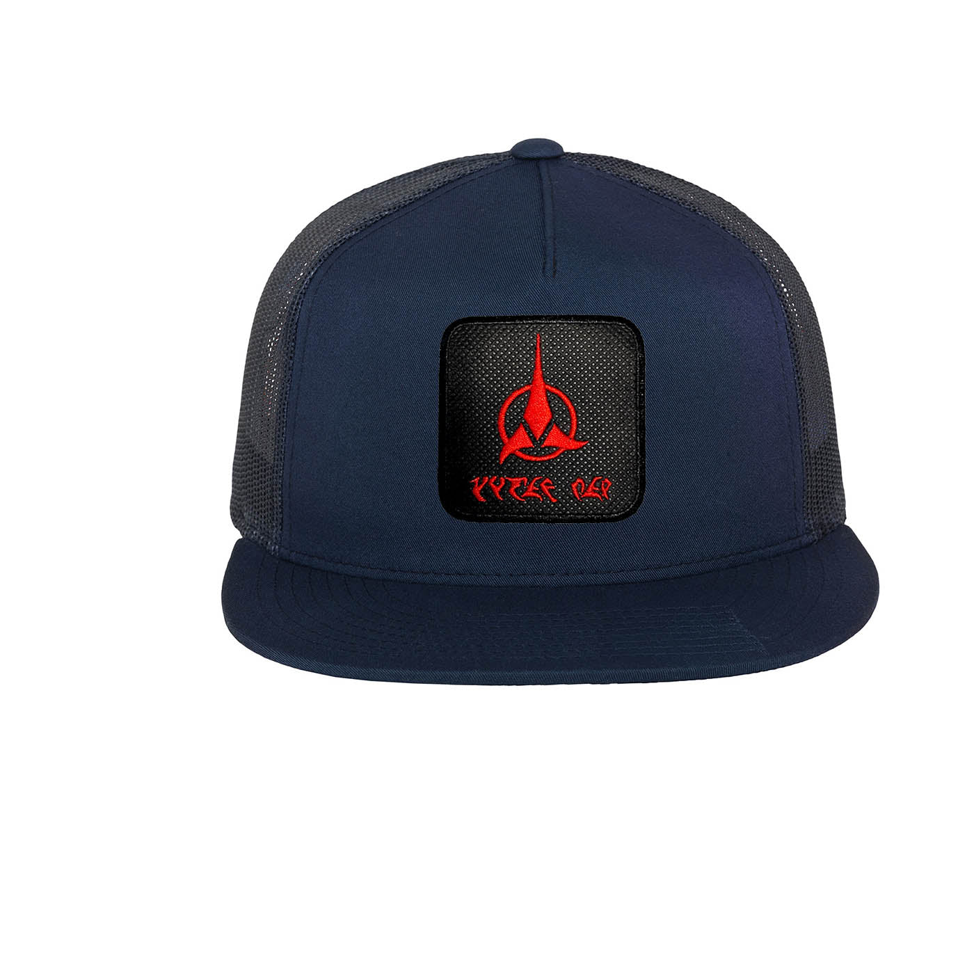 Klingon Symbol Embroidered Baseball Blue Navy Cap