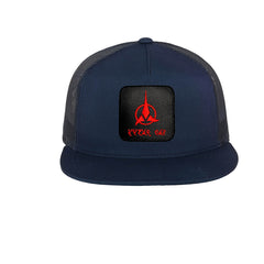 Klingon Symbol Embroidered Baseball Blue Navy Cap