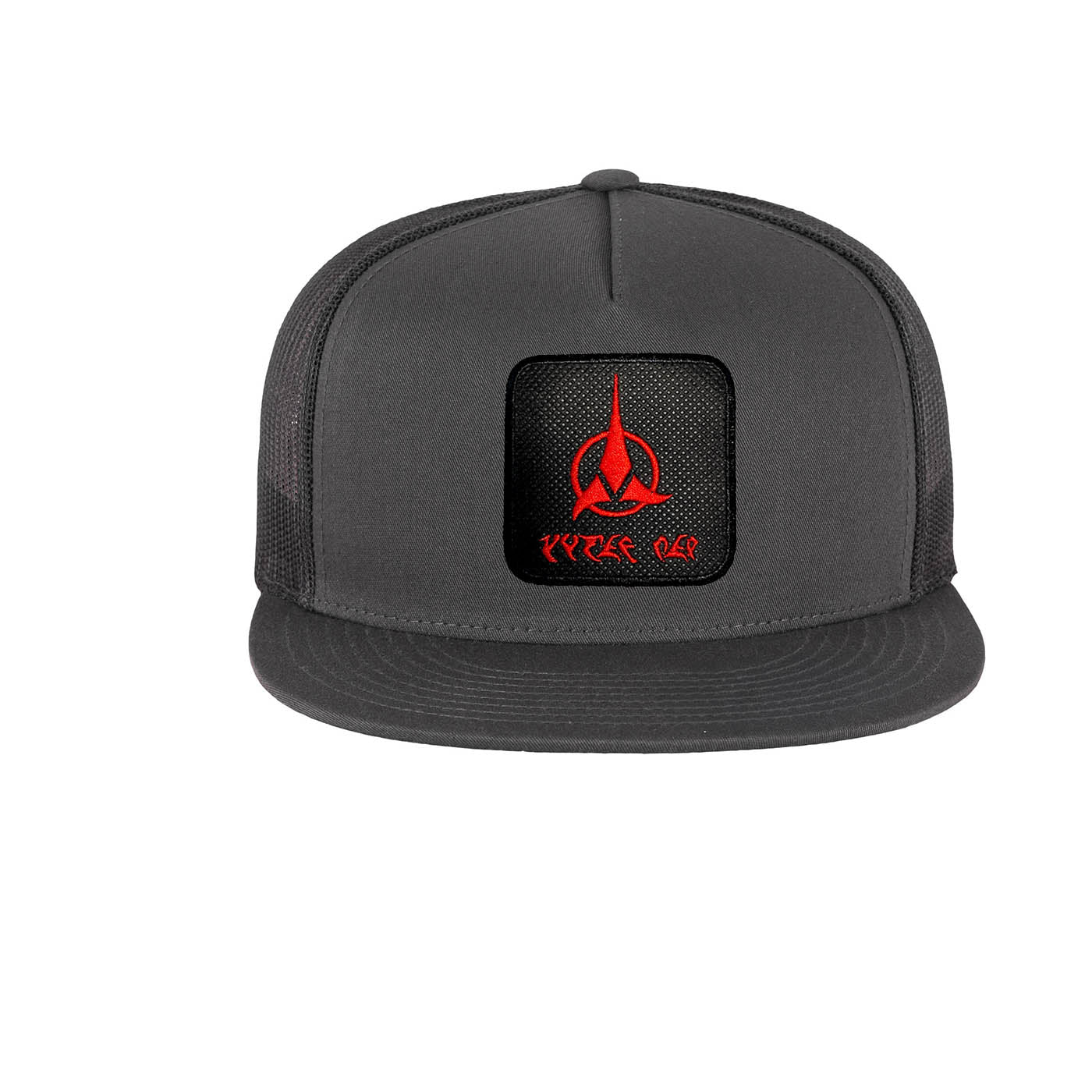 Klingon Symbol Embroidered Baseball Grey Cap
