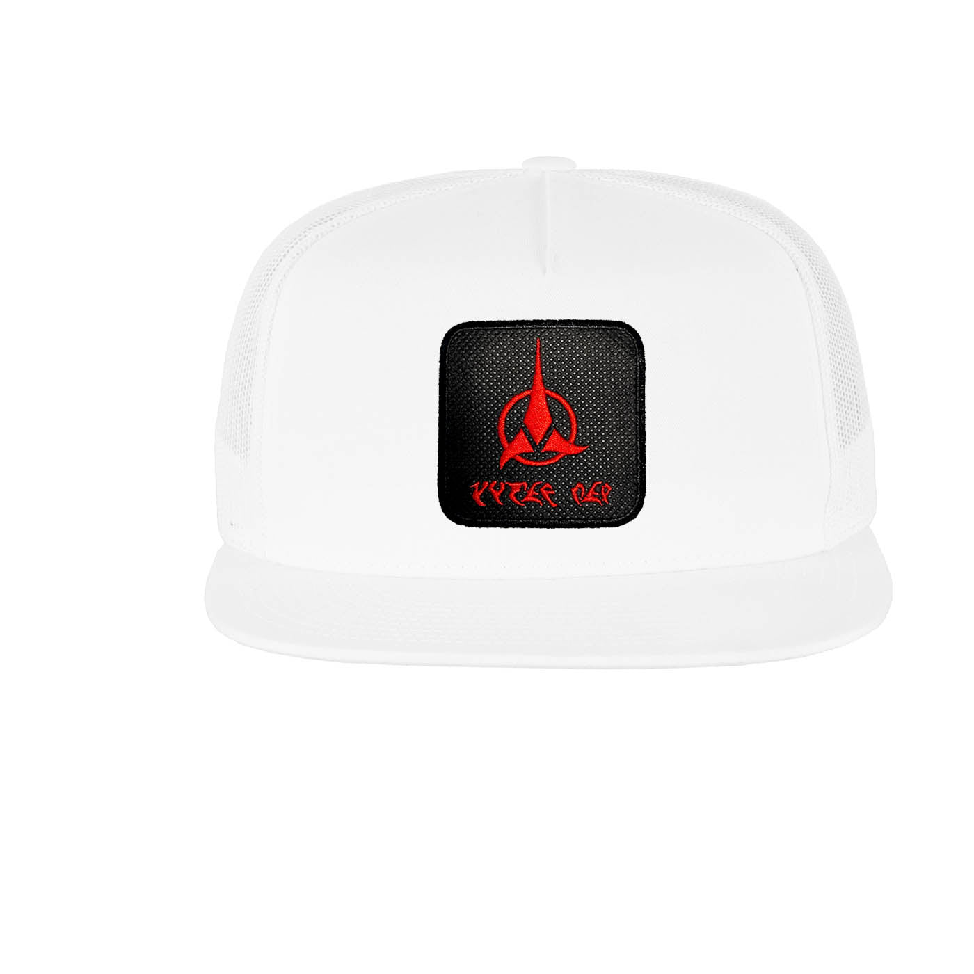 Klingon Symbol Embroidered Baseball White Cap