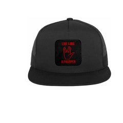 Live Long & Prosper Embroidered Baseball Black Cap Spock Vulcan