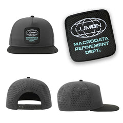 Lumon Severance Streetwear Hat with Flat Visor Embroidered Patch